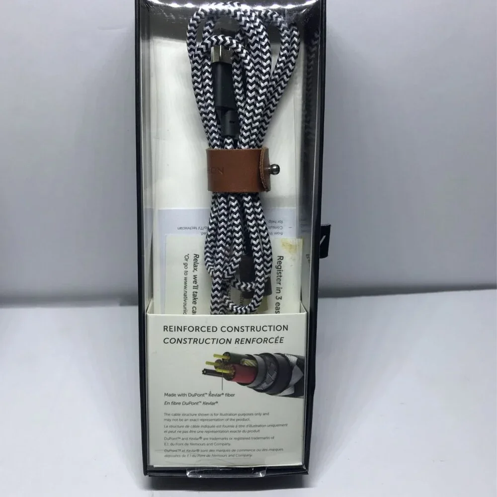 Native Union - 4' USB Type C-to-USB Type A Cable - Zebra